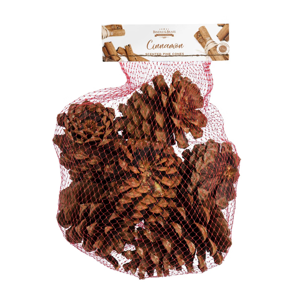 Bindle & Brass Cinnamon Scented Pinecones | Target