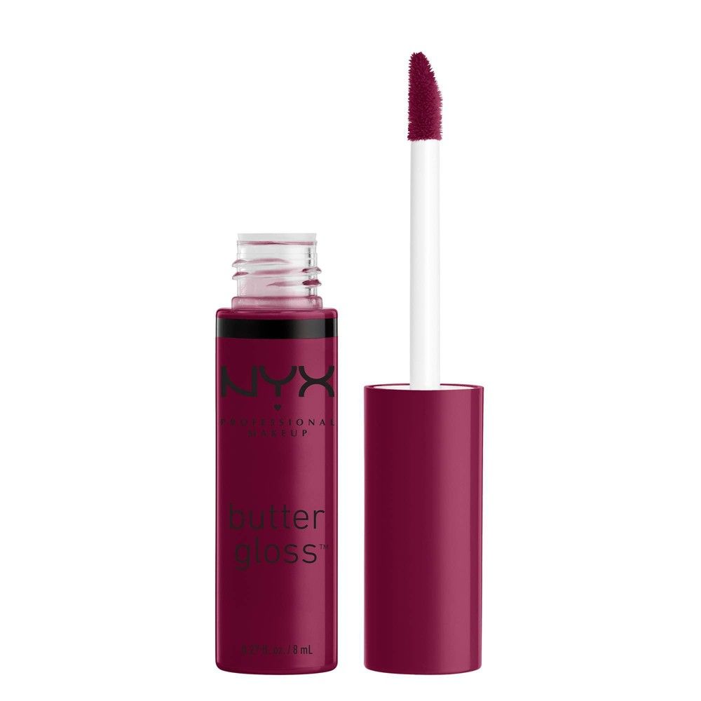 NYX Professional Makeup Butter Lip Gloss - Cranberry Pie - 0.27 fl oz | Target