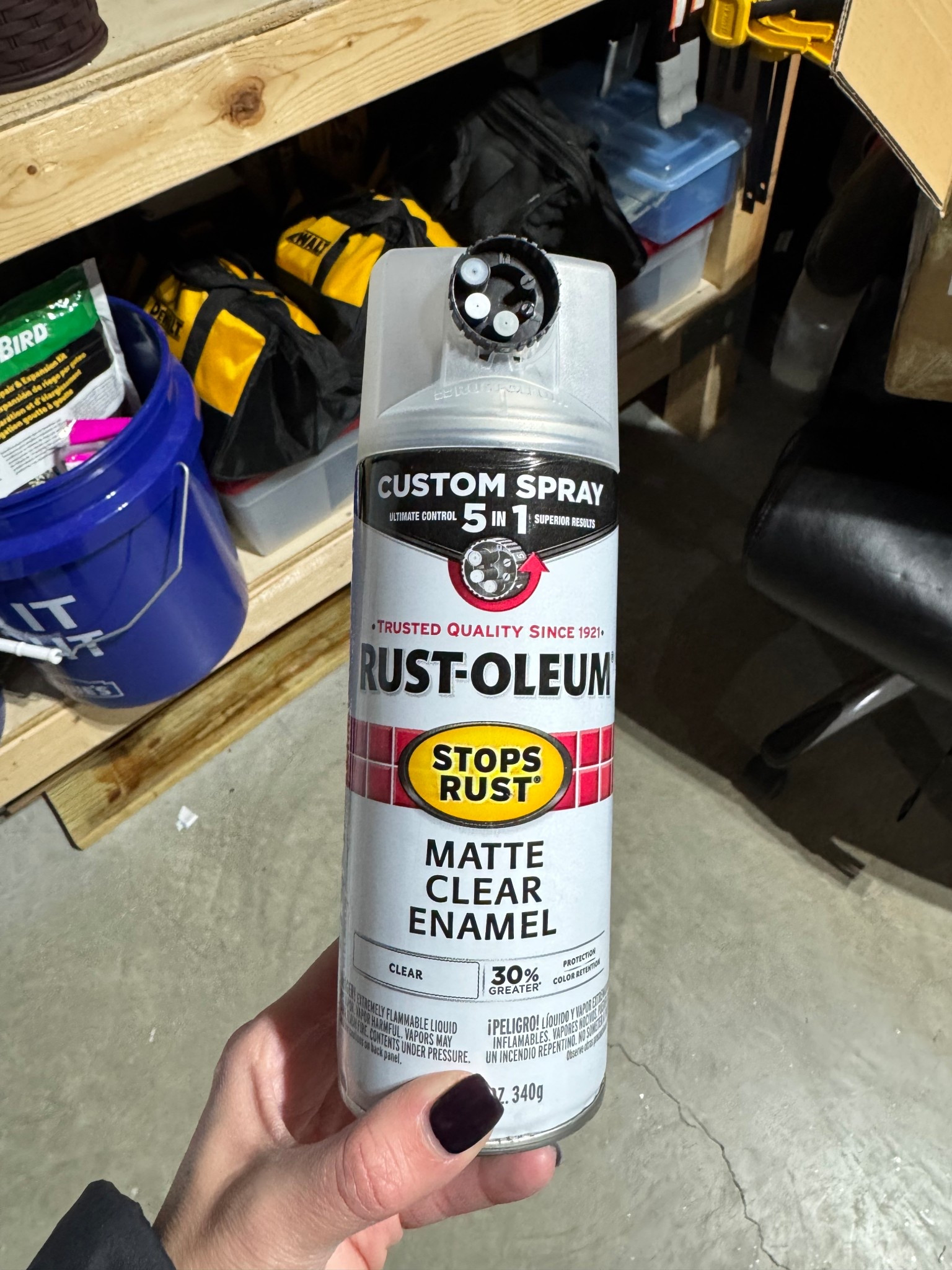 Pumpkin sealant 
Sealant spray 