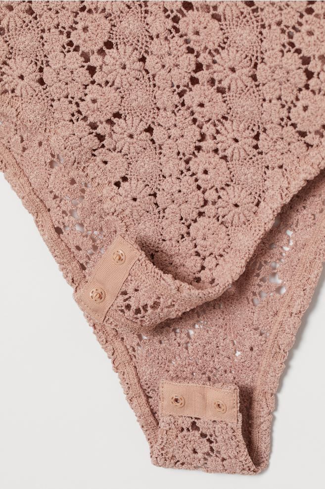 Crocheted Lace Bodysuit | H&M (US)