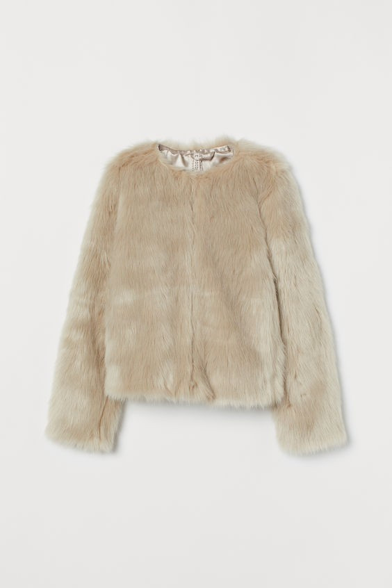 Jacket in artificial fur | H&M (DE, AT, CH, NL, FI)