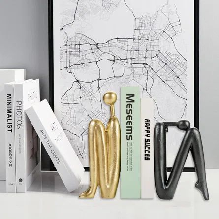 Enjoy time Decorative Bookends Office | Wayfair | Wayfair North America