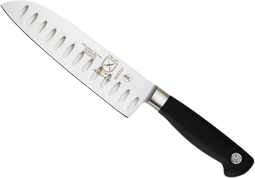 Mercer Culinary M20707 Genesis 7-Inch Santoku Knife,Black | Amazon (US)