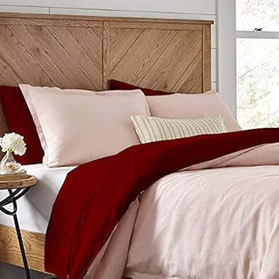Kotton Culture 5 Piece Reversible Duvet Cover Set with Zipper & Corner Ties 100% Egyptian Cotton ... | Amazon (US)