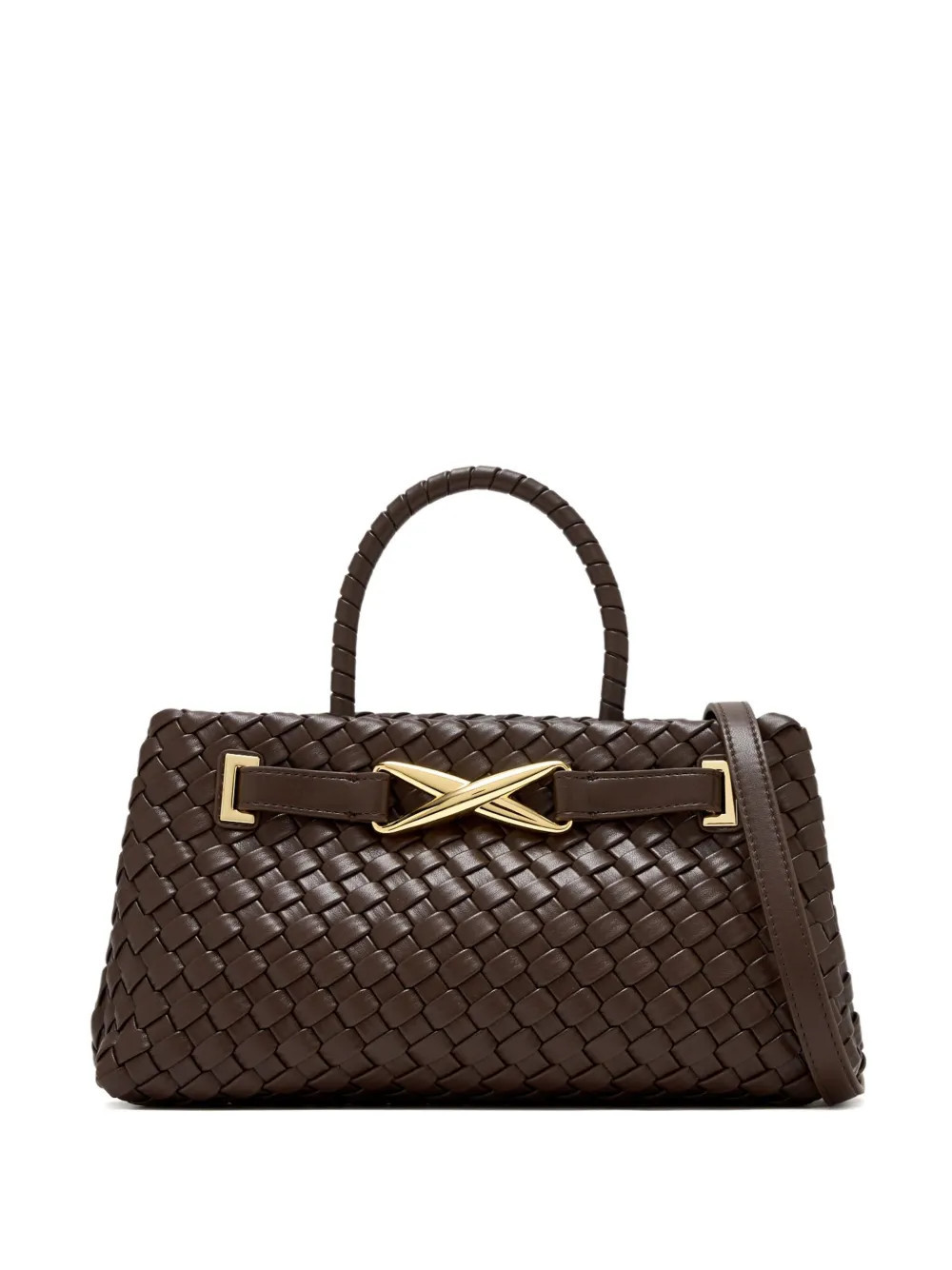 JW Pei woven leather tote bag - Brown | Farfetch Global