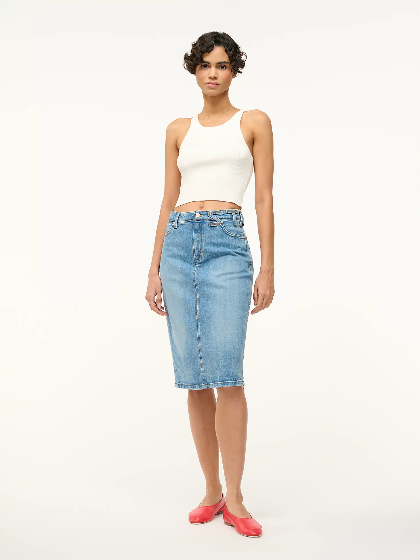 Wrangler + STAUD The Pencil Skirt | Wrangler