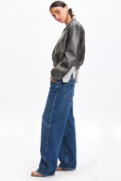 BDG Sutton Studded Straight Leg Jean | Urban Outfitters (US and RoW)