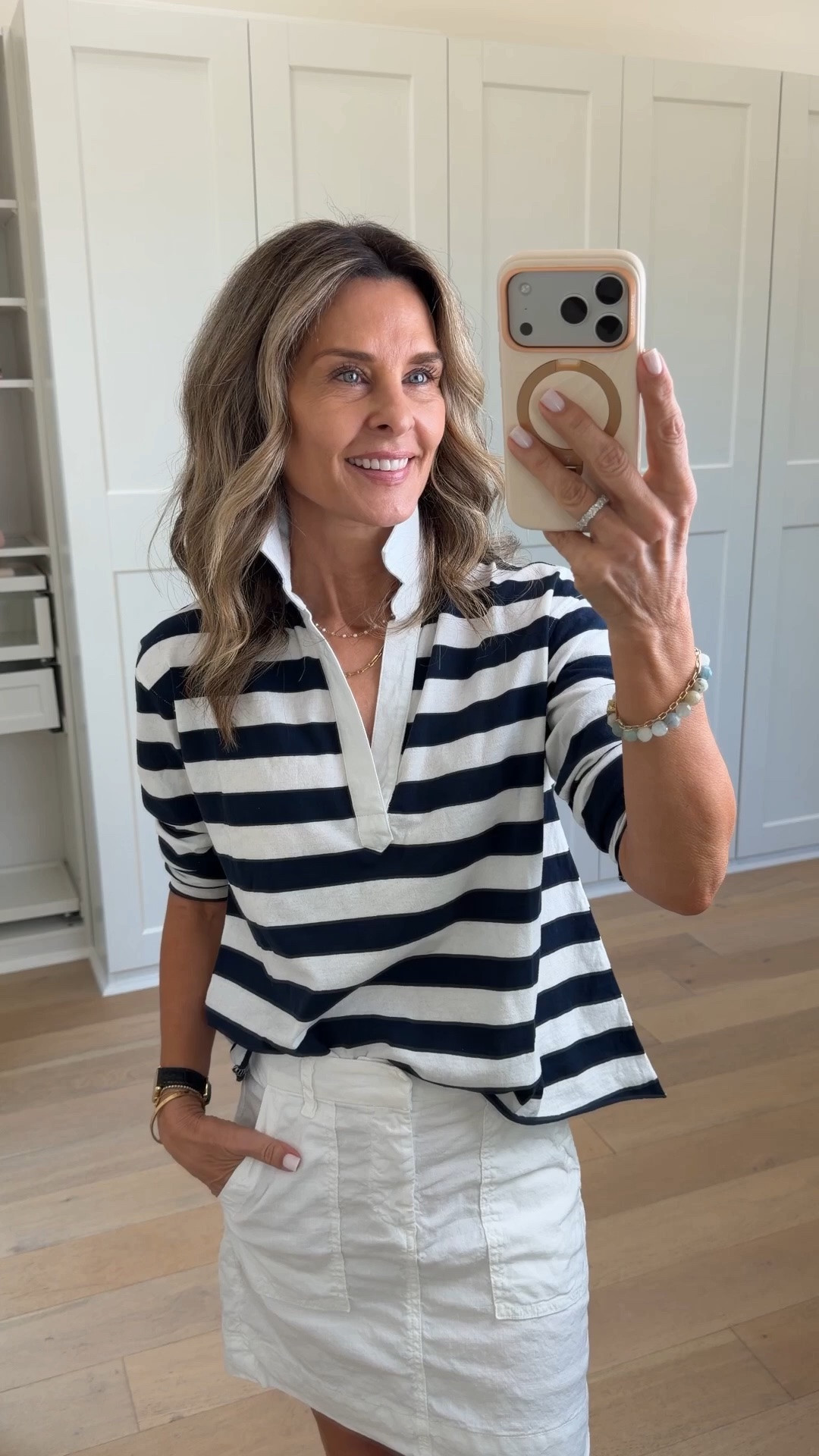 Love this top from @Frank & Eileen 
Paired with a favorite skirt!

#LTKootd