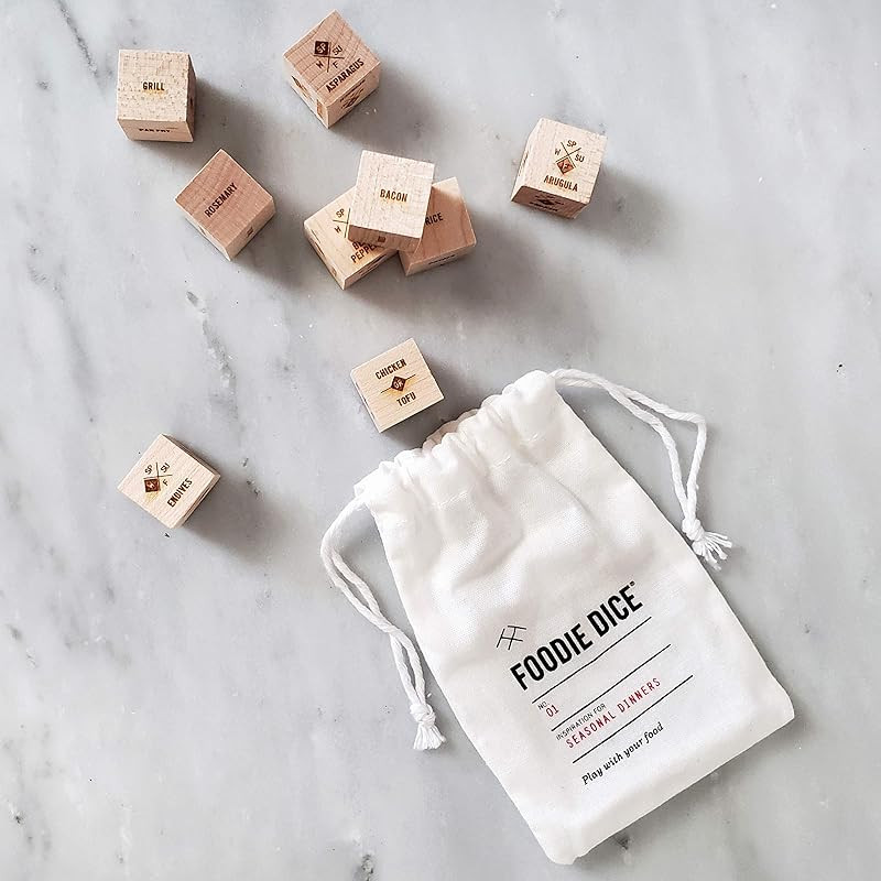 Two Tumbleweeds Foodie Dice® No. 1 Seasonal Dinners (Pouch) - Classic Edition: Laser Engraved Wo... | Amazon (US)