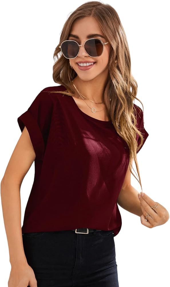 Womens Tops Dressy Casual,Womens Shirts for Women,Blouses for Women Dressy Casual,Womens T Shirts... | Amazon (US)