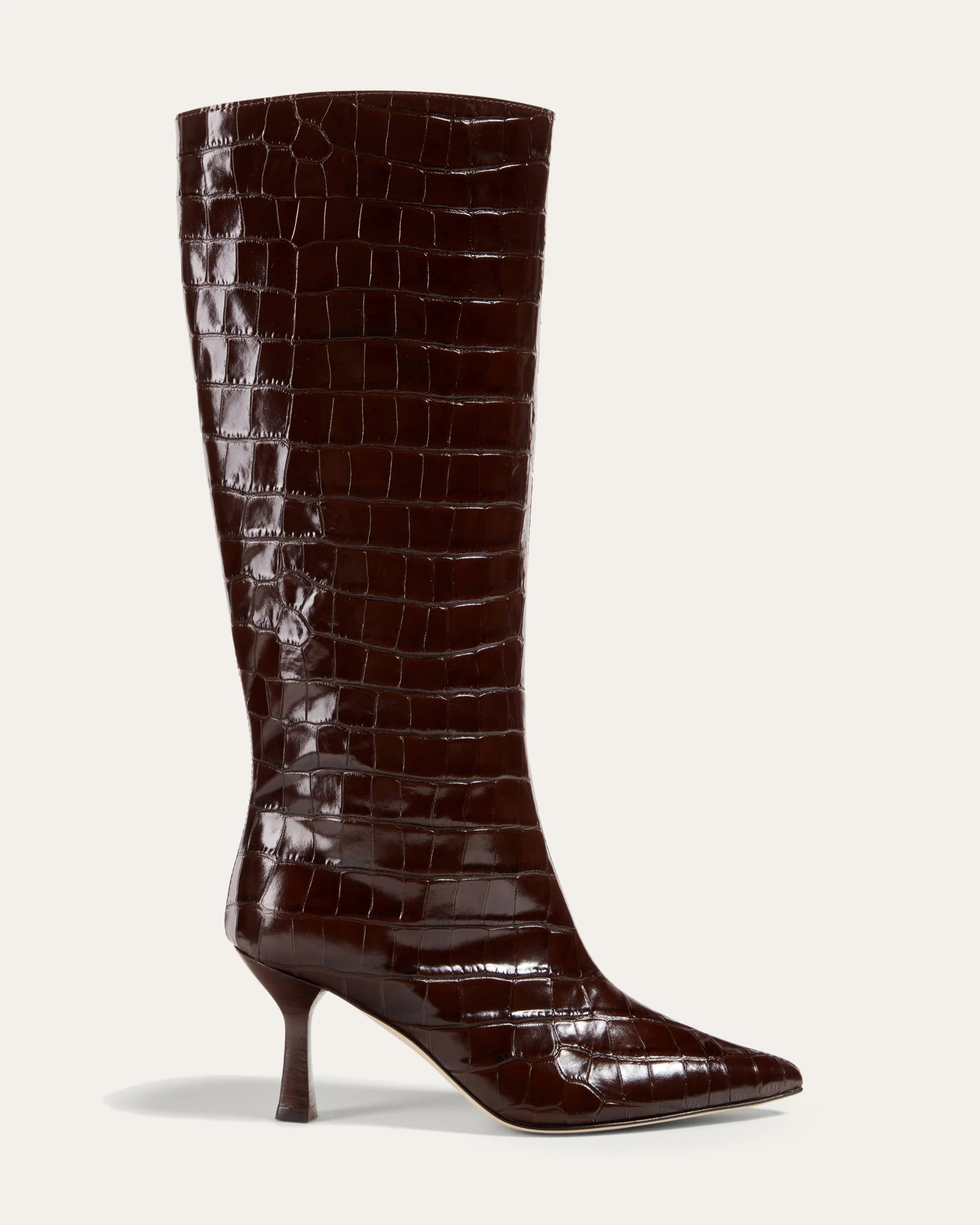 Ana Boot, Brown Croc | Dear Frances