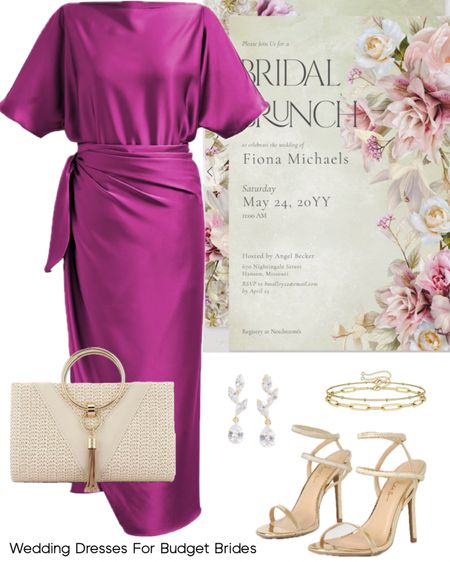 Elegant bridal brunch guest outfit idea. 

#springoutfit #trendingcolors #dressyoutfit #bridalshoweroutfit #rehearsaldinneroutfit 

#LTKParties #LTKWedding #LTKSeasonal