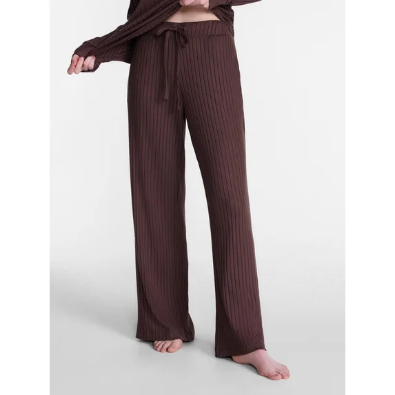 Joyspun Women's Cozy Lounge Collection Hacci Knit Sleep Pants, Sizes XS-3X | Walmart (US)