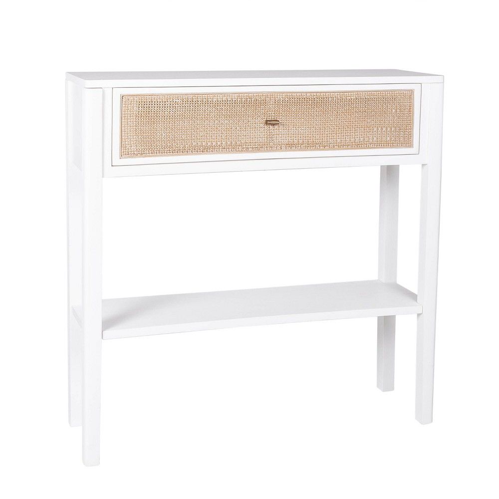 Sydney Side Table White/Tan - East at Main | Target
