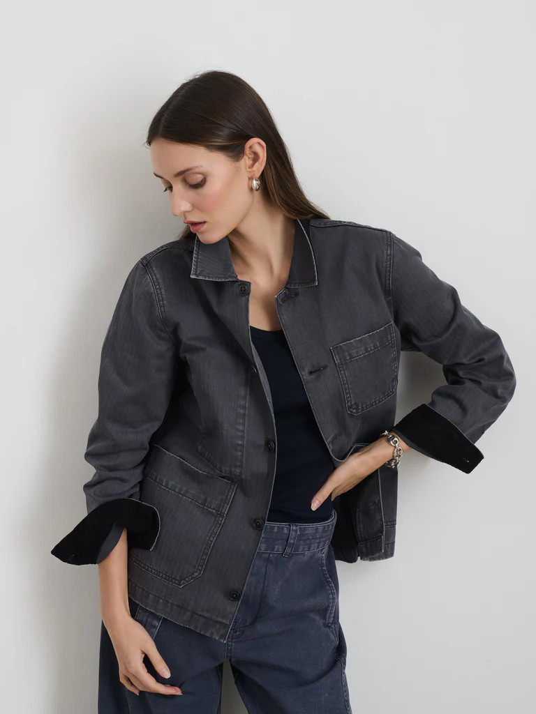 Britt Work Jacket in Herringbone | Alex Mill