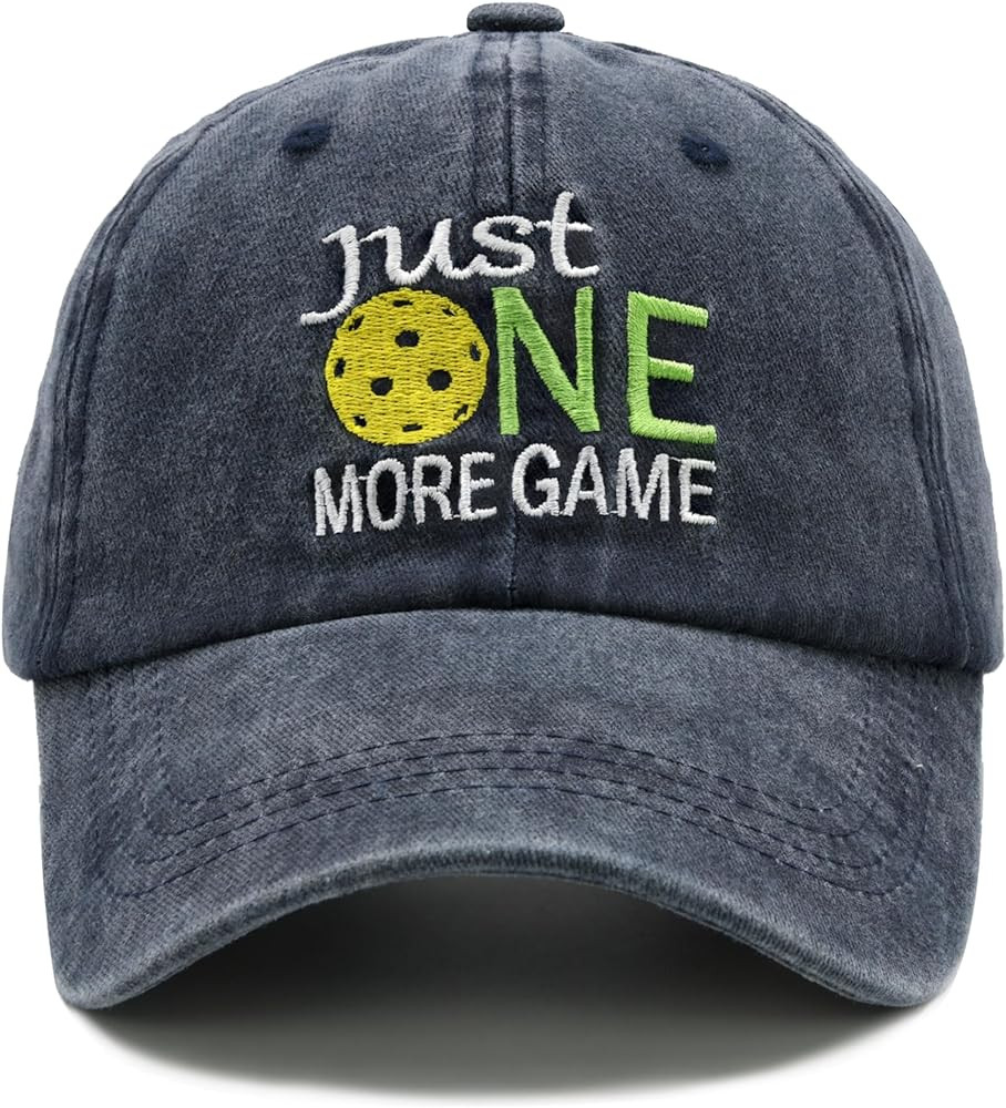 Pickleball Hat,Adjustable Embroidered Washed Baseball Cap for Men Women… | Amazon (US)