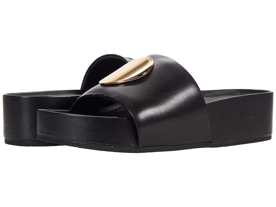 Tory Burch Patos Slide (Perfect Black/Perfect Black) Women's Shoes | Zappos