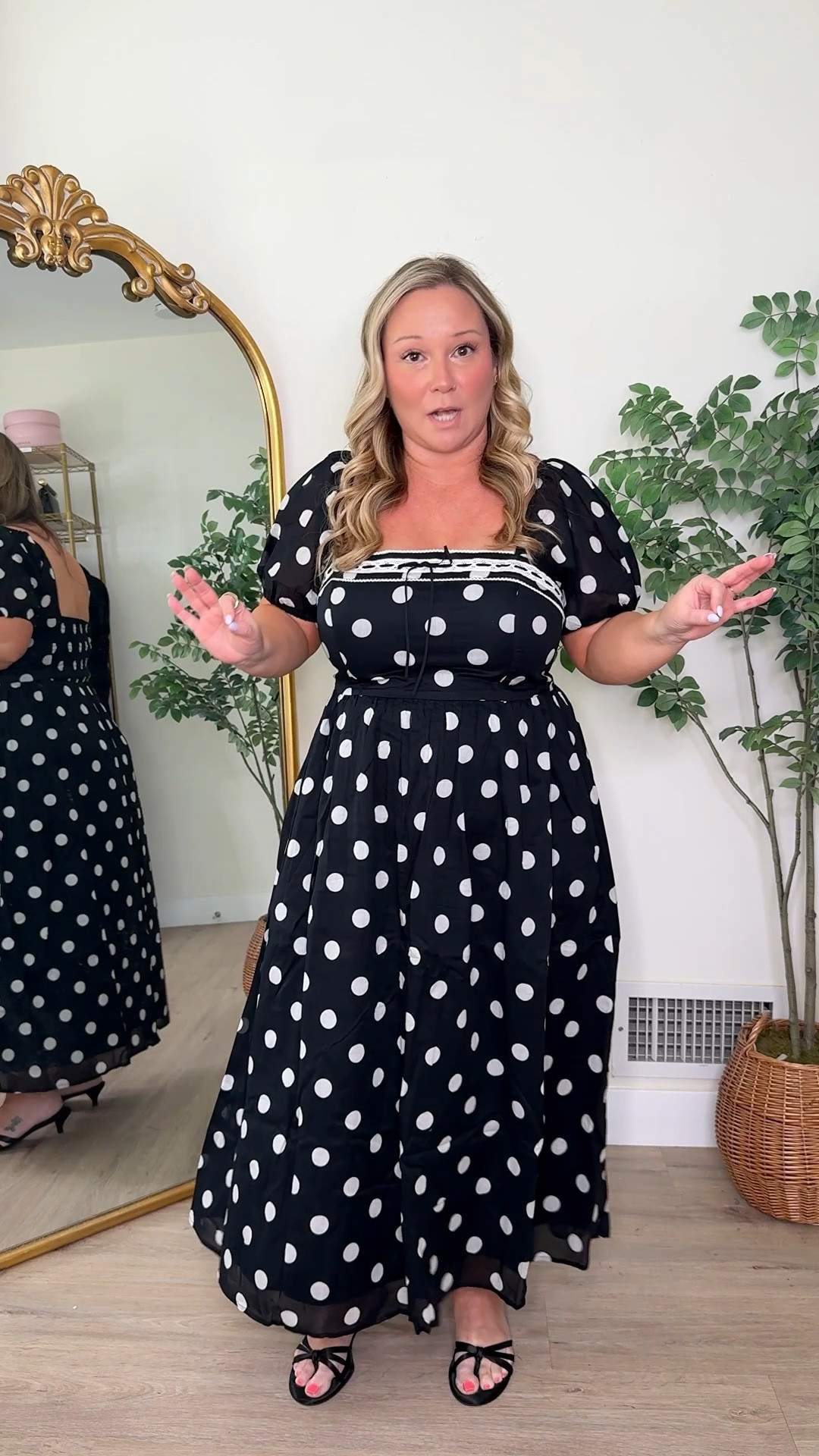 Abercrombie viral dress back in new styles and colors! Love the polka dot! Super flattering for so many different occasions! Size LARGE PETITE 

Spring dress, spring style, spring outfit, special occasion dress, spring trends, Easter outfit 

#LTKSeasonal #LTKPetite #LTKMidsize