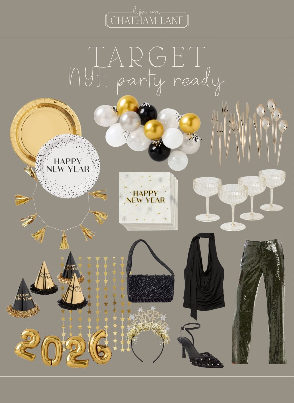 Target New Year’s Eve party essentials and outfit inspo! 

#LTKSeasonal #LTKFindsUnder50 #LTKHoliday