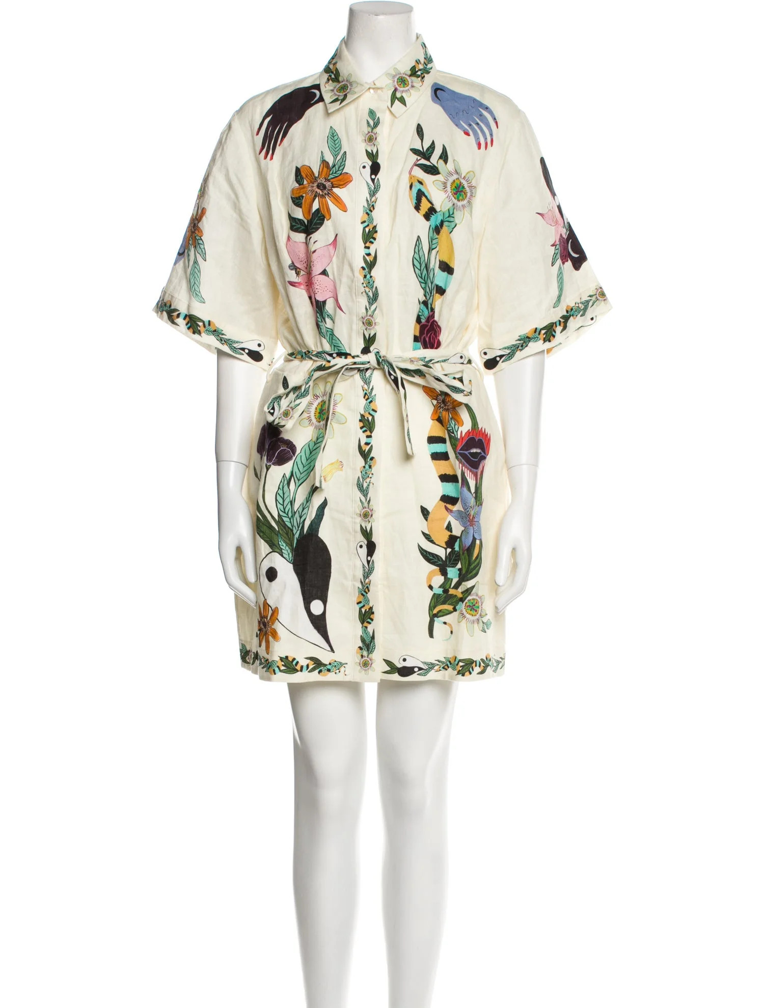 Linen Mini Dress | The RealReal