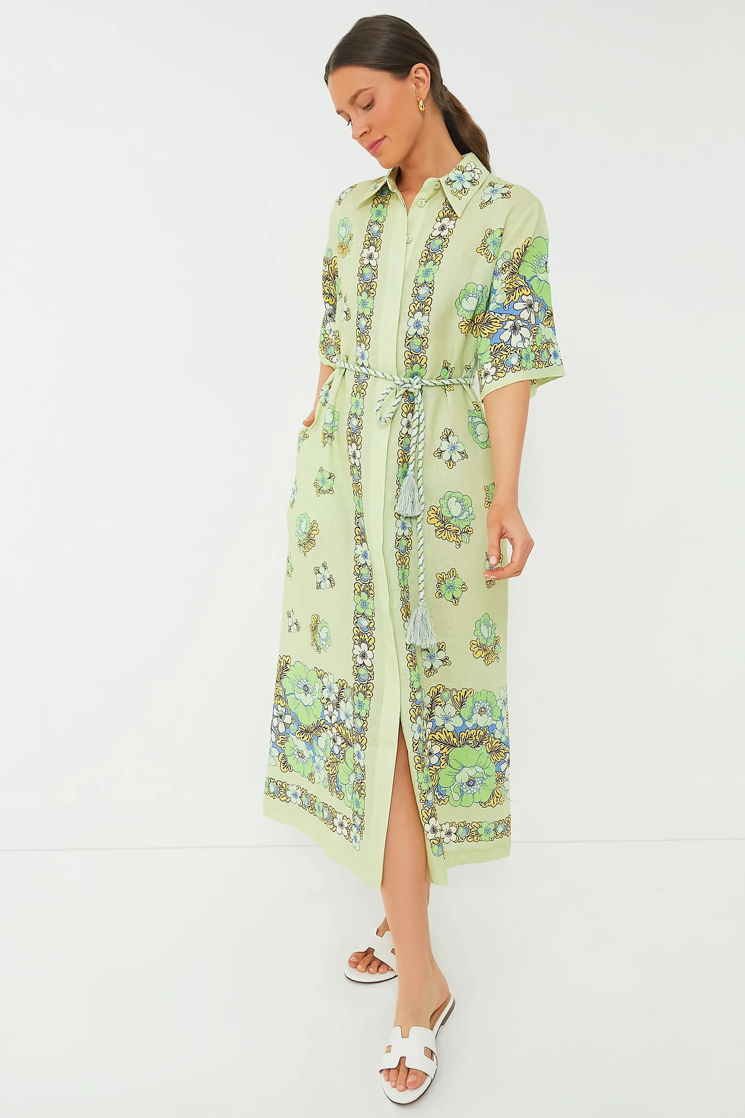Seafoam Velma Shirtdress | Tuckernuck (US)