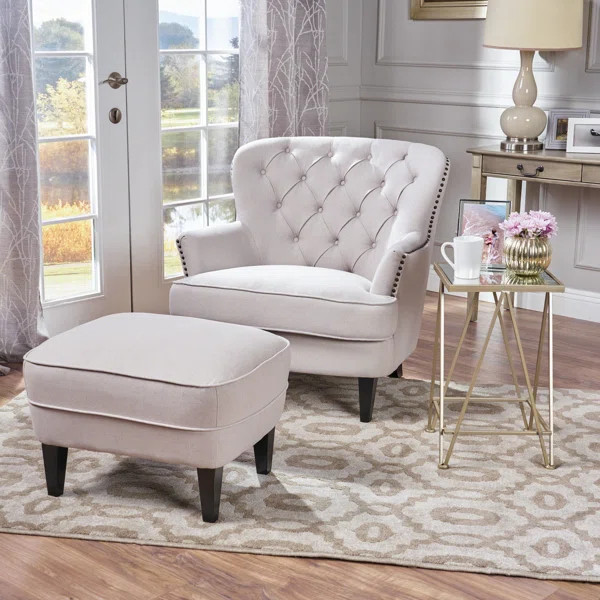 Heywood 24" Armchair and Ottoman | Wayfair North America