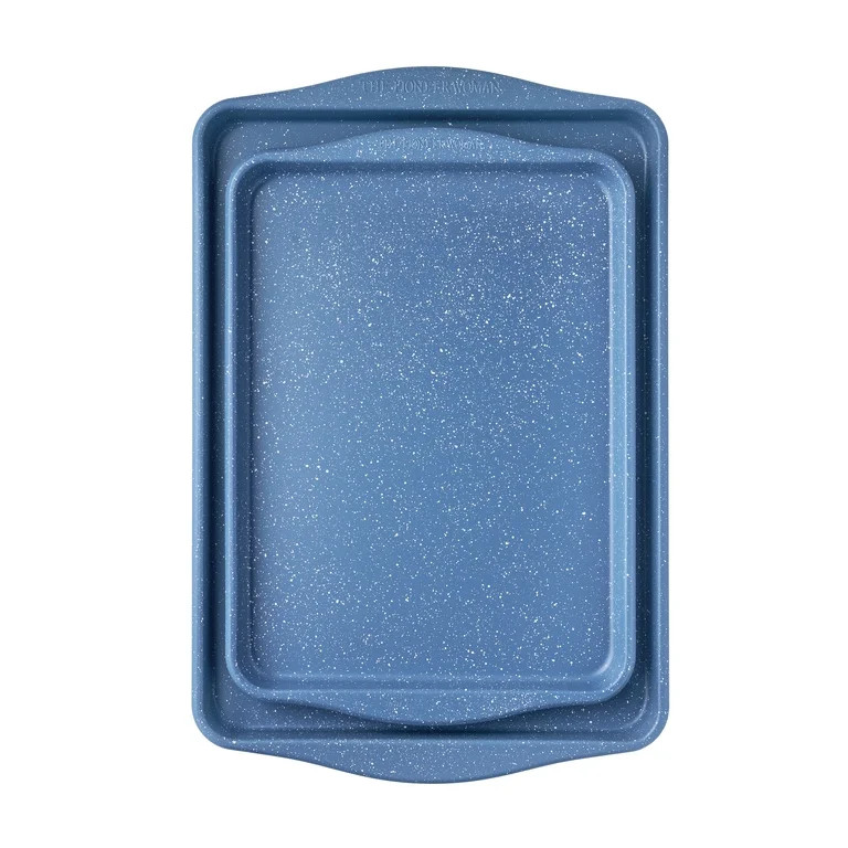 The Pioneer Woman Nonstick Cookie Sheet Set, Blue Speckle, 2-Piece, 13" x 18" & 11" x 15" | Walmart (US)