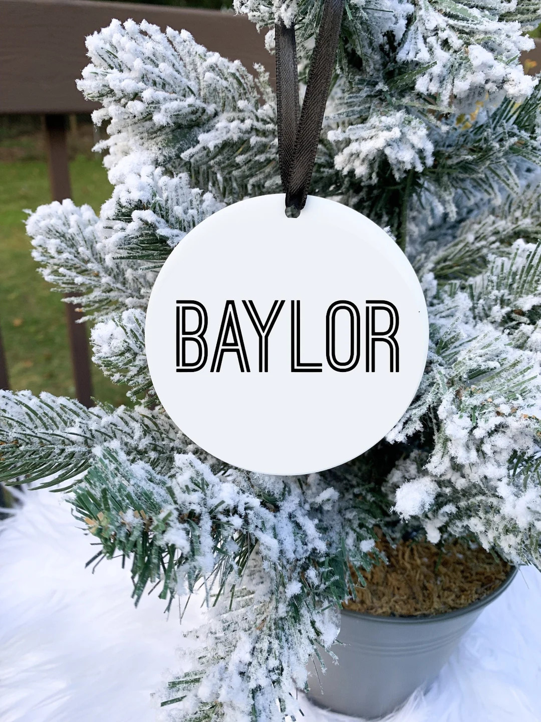 Name ornament | Personalized name ornament | Custom name ornament | Boy name ornament | Modern na... | Etsy (US)