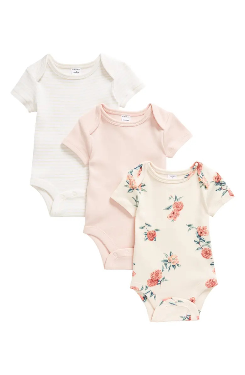 Assorted 3-Pack Bodysuits | Nordstrom
