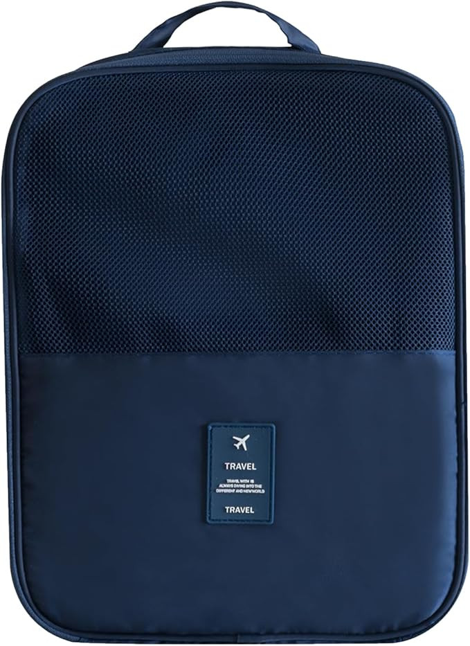 Eneteck Shoe Bags for Travel, Holds 3 Pair of Shoes Travel Bag for Packing, Travel Essentials for... | Amazon (US)
