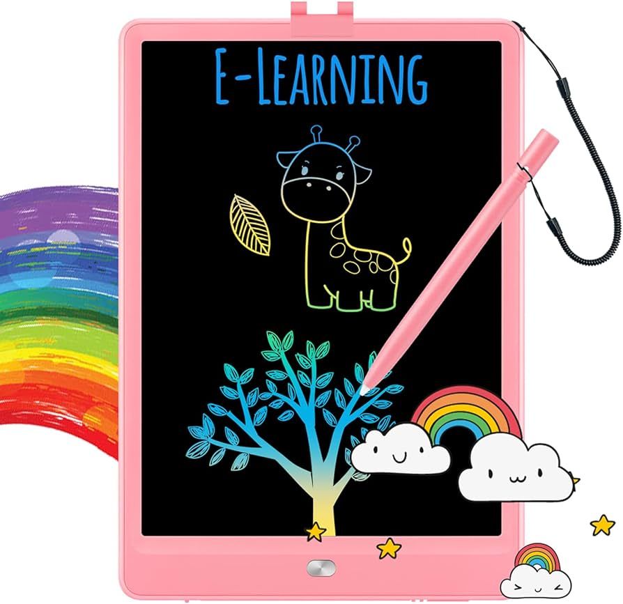 TEKFUN LCD Writing Tablet Doodle Board, 10inch Colorful Drawing Tablet Writing Pad, Easter Basket... | Amazon (US)