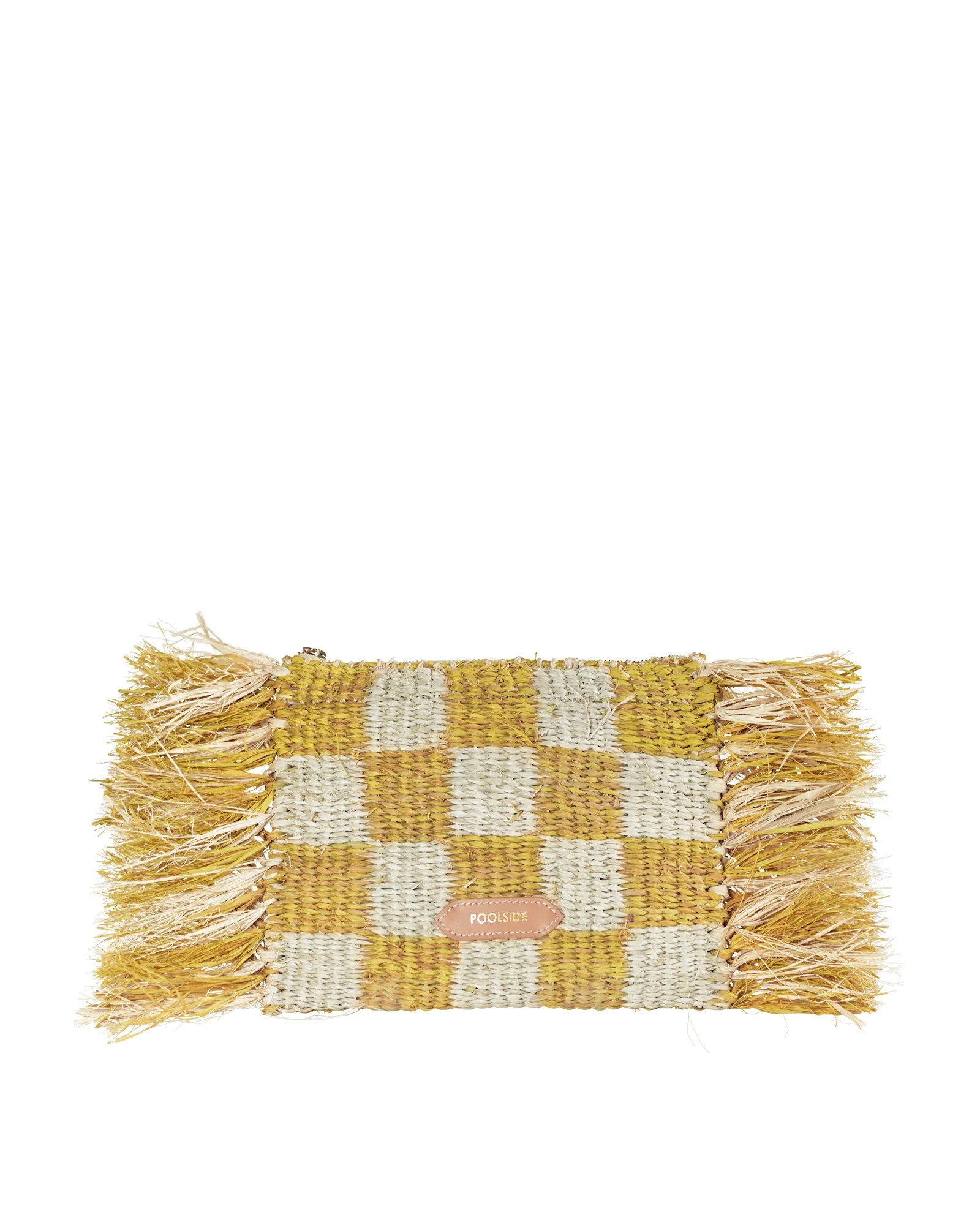 Tropical Check Clutch | Poolside