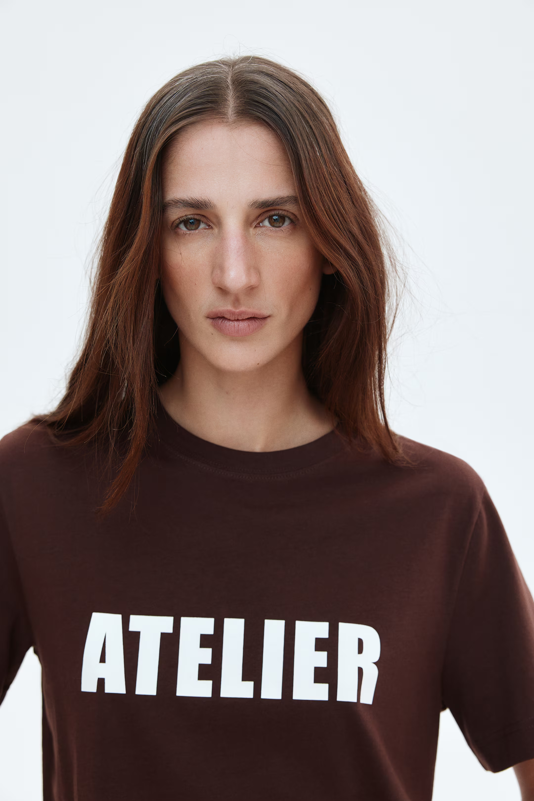 Women's Dark brown/Atelier Printed T-shirt | H&M CA | H&M (US + CA)