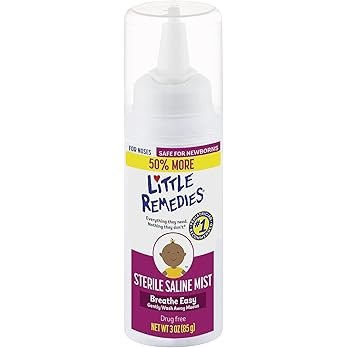 Little Remedies Sterile Saline Nasal Mist, Safe for Newborns, 3 oz | Amazon (US)