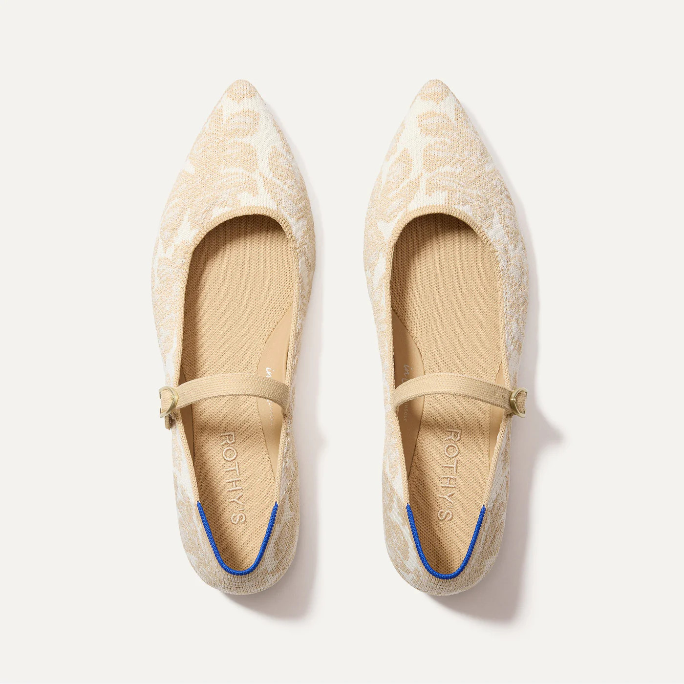 The Point Mary Jane II in White Chantilly | Rothy's | Rothy's