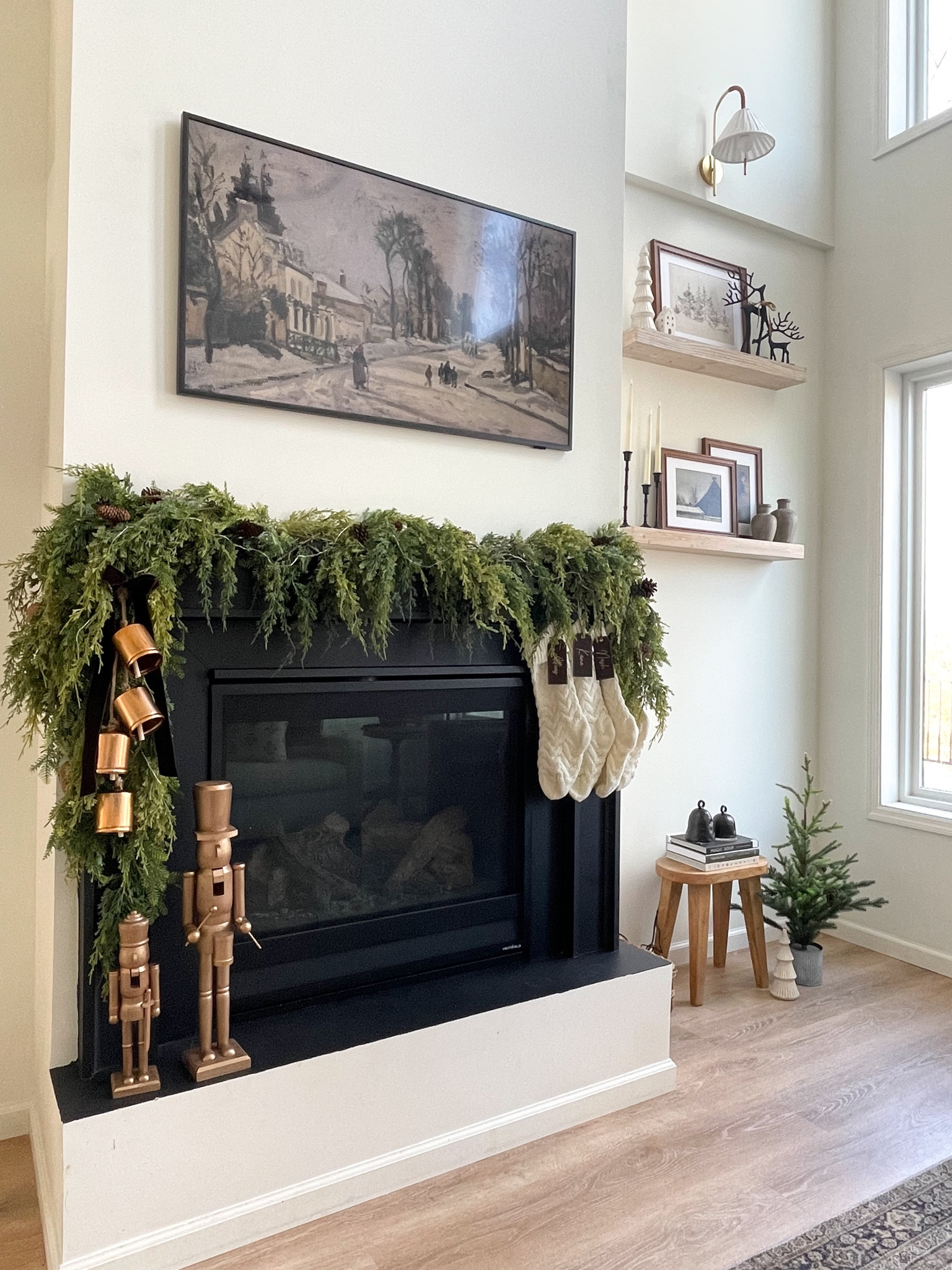 Holiday mantle inspo 🎄

Christmas garland, mantle inspo, garland fireplace, real touch garland, affordable garland, holiday decor, fireplace, garland bells, stockings, winter decor, winter tree, winter art, nutcracker, diy winter crafts, diy nutcracker

Sale 

#LTKHoliday #LTKSeasonal