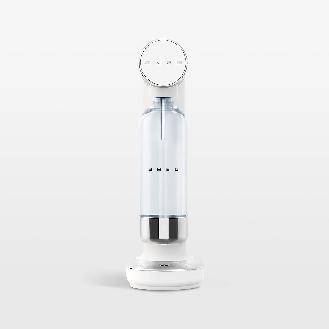 SMEG Matte White Sparkling Water Maker + Reviews | Crate & Barrel | Crate & Barrel