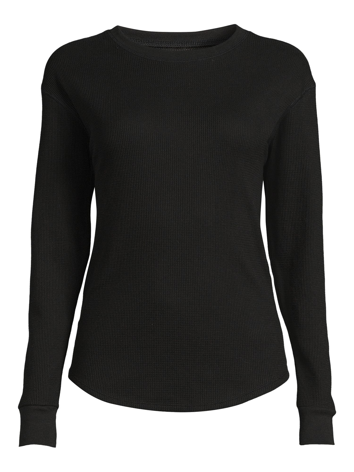 Time and Tru Women's Thermal Top with Long Sleeves - Walmart.com | Walmart (US)