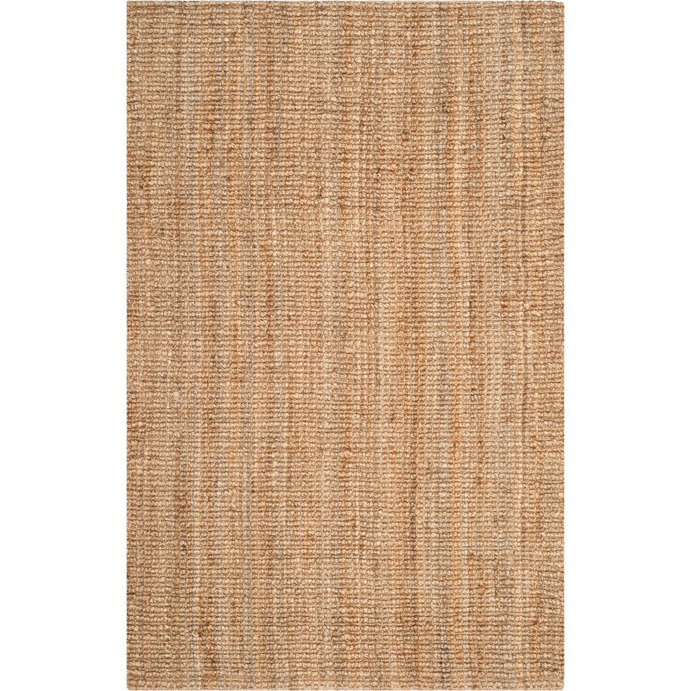 5'X7'6"" Solid Woven Area Rug Natural - Safavieh, Adult Unisex | Target