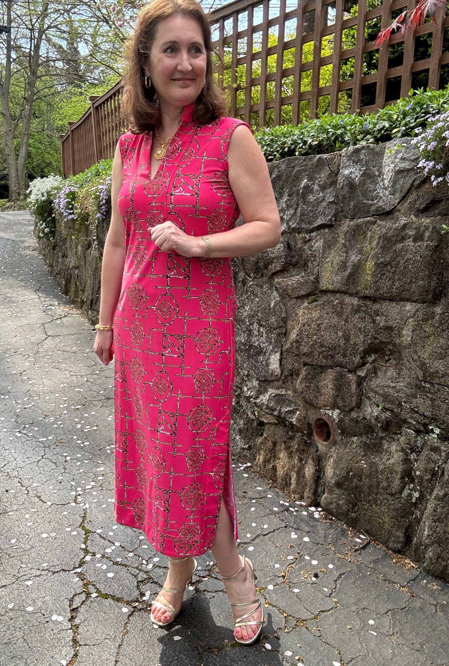 Metallic heels - Sofia @inez
These have been my favorite dressy shoes since I got them last July. They’re designed to regulate pressure as you walk and tailored by expert shoemakers in Spain. 

The Kristen Maxi Dress @judeconnally 
Well made in USA with their signature and durable ‘Jude cloth’.  How beautiful is this print? - and it doesn’t wrinkle. Perfect for a wedding or a beach resort/travel. 

🛍️code beautiful15 for 15% off Inez 
🛍️code Theresa15 for 15% off Jude Connally

#LTKParties #LTKShoeCrush #LTKTravel