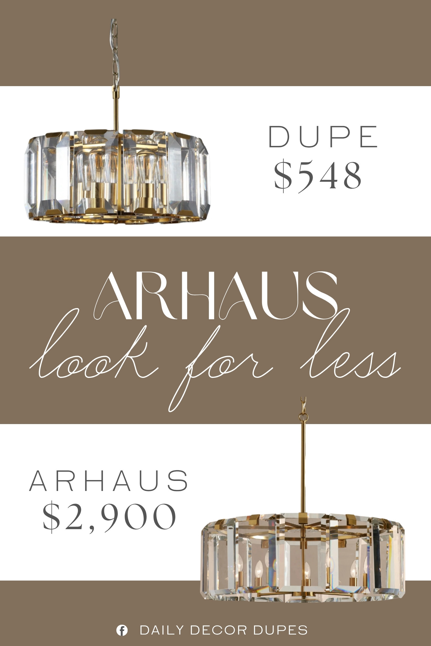 If you love the look of the Arhaus Amaya Round Chandelier, this affordable find brings that same elegant crystal-and-brass feel home for less. ✨ The round silhouette and sparkling glass details make it a beautiful choice for a dining room, entryway, bedroom, or living space. It is one of those statement lighting pieces that instantly makes a room feel more polished. Save this affordable chandelier if you’re refreshing your home decor on a budget!

Home more affordable option find similar look for less budget friendly affordable cheap cheaper beautiful pretty. Clearance sale coupon code discount code promo code luxury Inspo inspiration inspired by idea ideas Love like these? I share multiple every day in my FB group.
#ArhausInspired #Chandelier #LightingIdeas #AffordableHomeDecor #DiningRoomDecor #InteriorInspo #HomeLighting #LightingInspo #AccentLighting 

 #LTKHome