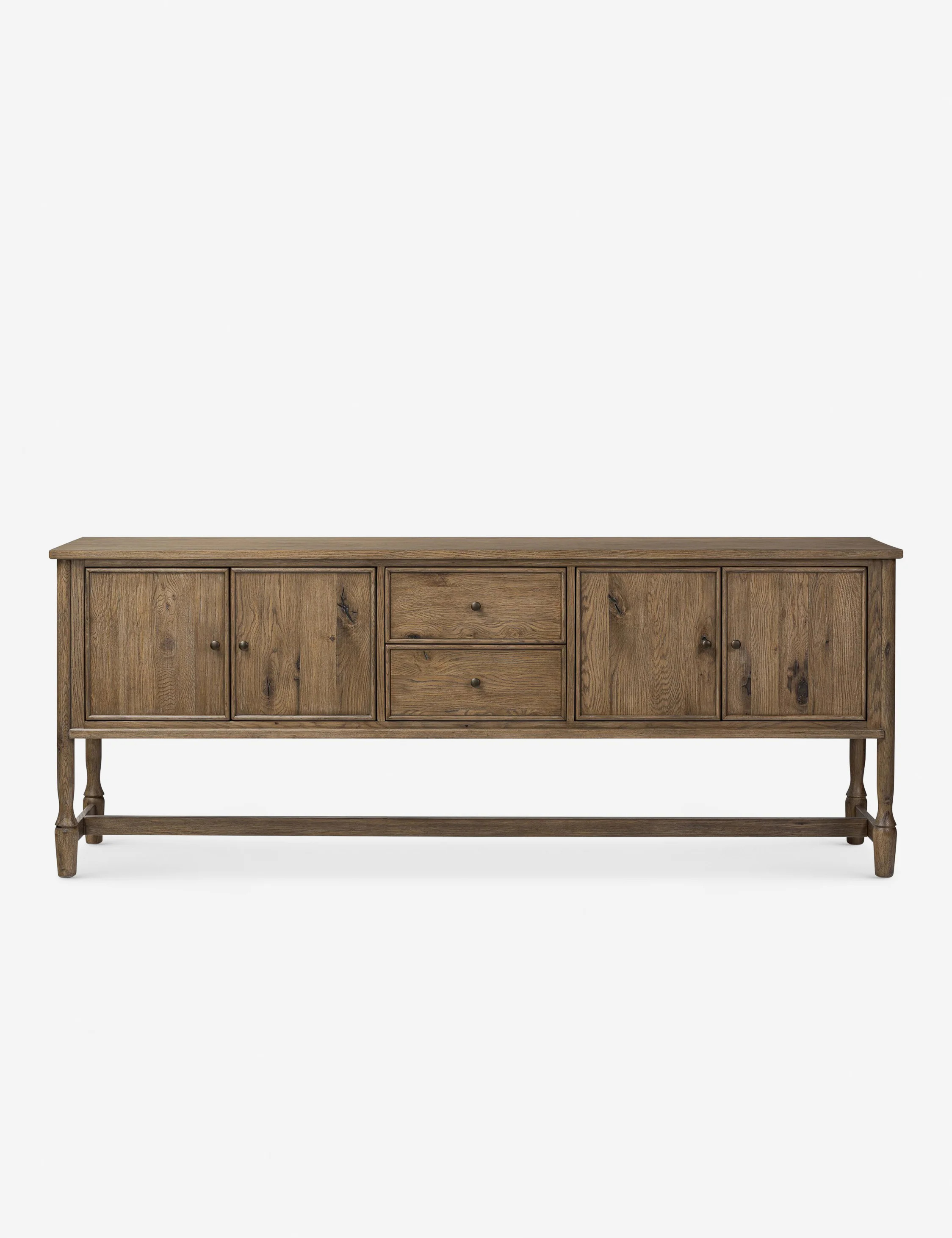 Bari Sideboard by Amber Lewis x Four Hands, Weathered Oak, 84"W | Lulu and Georgia 