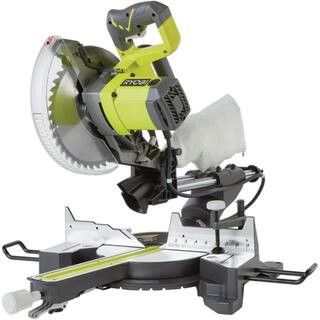 RYOBI 15 Amp 10 in. Sliding Compound Miter Saw with LED-TSS103 - The Home Depot | The Home Depot