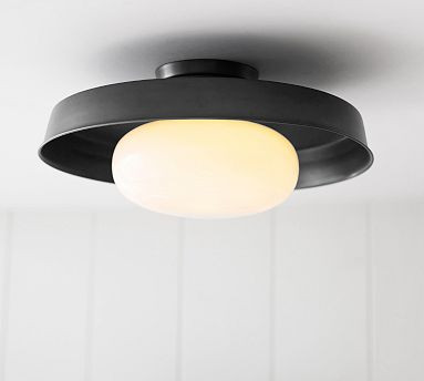 Franklin Metal Flush Mount | Pottery Barn | Pottery Barn (US)