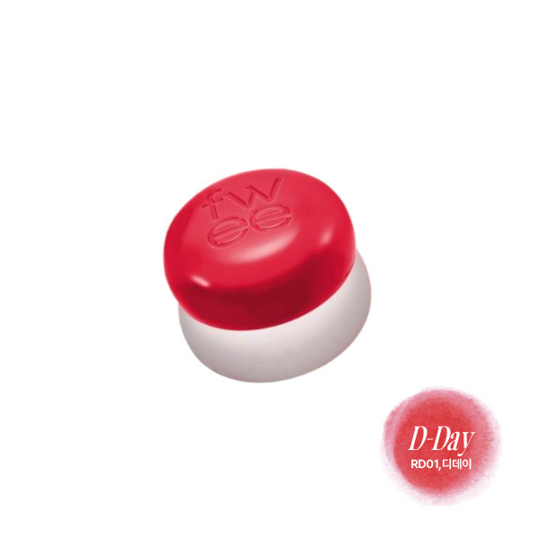Fwee - Lip & Cheek Blurry Pudding Pot - 5g - RD01 D-Day | Stylevana