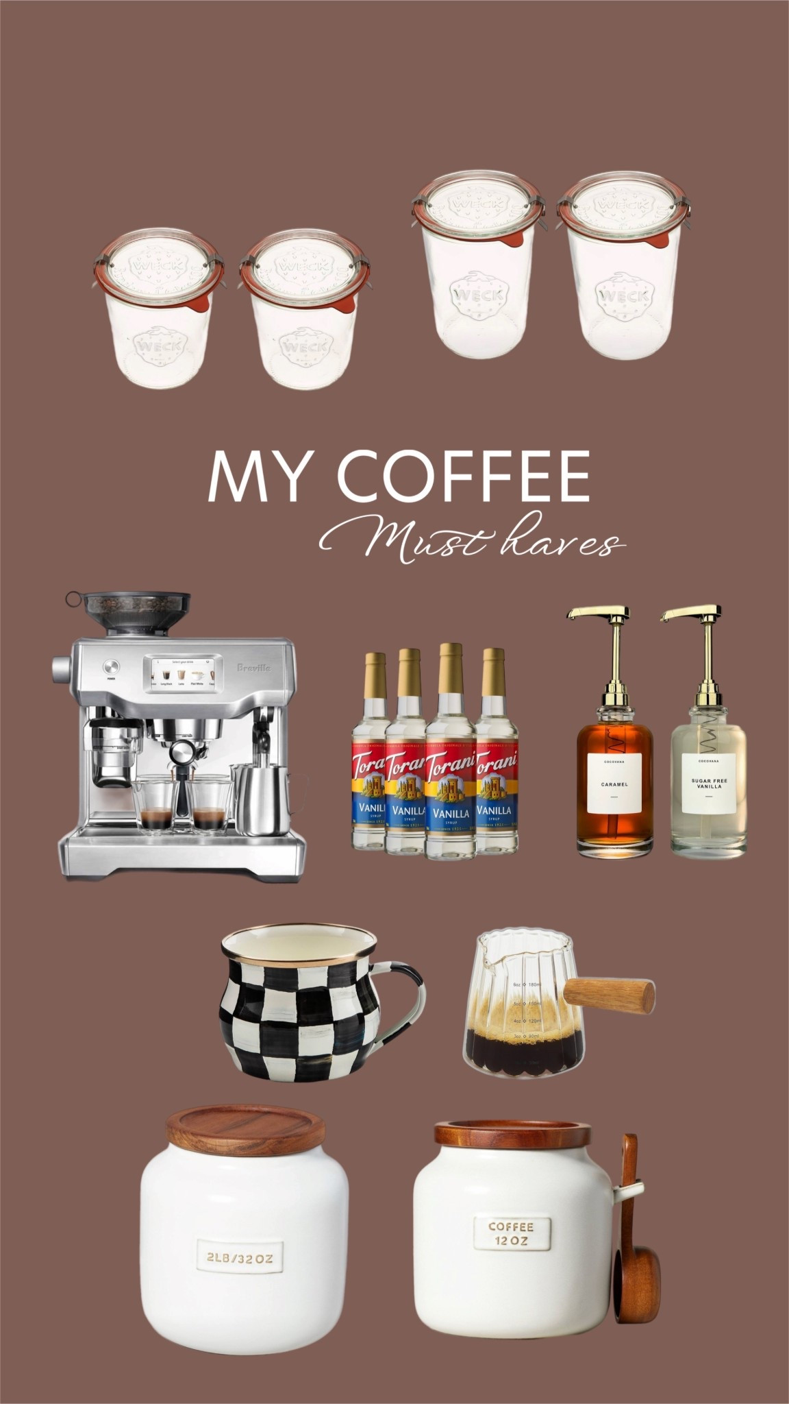My at home coffee set up! 