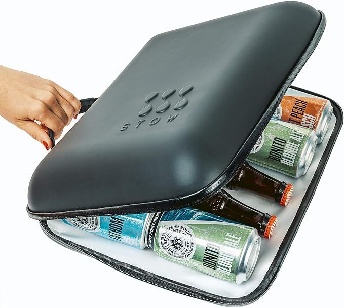 StowCo Small Portable Cooler Bag. Beach Supplies. Beer Bag Bottle Holder. Golf Beer Cooler. Insul... | Amazon (US)