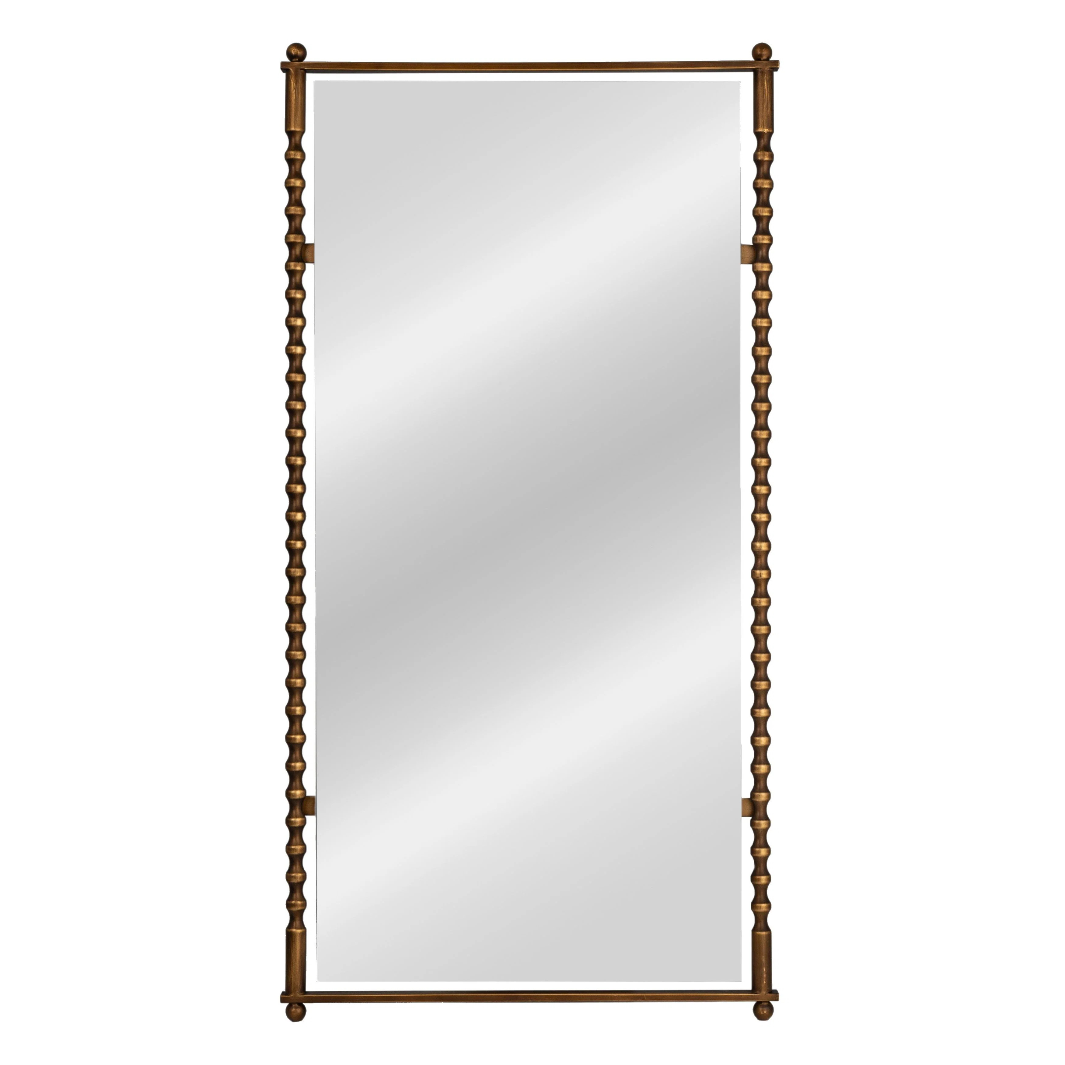 Cast Metal Framed Tall Wall Mirror | Wayfair North America