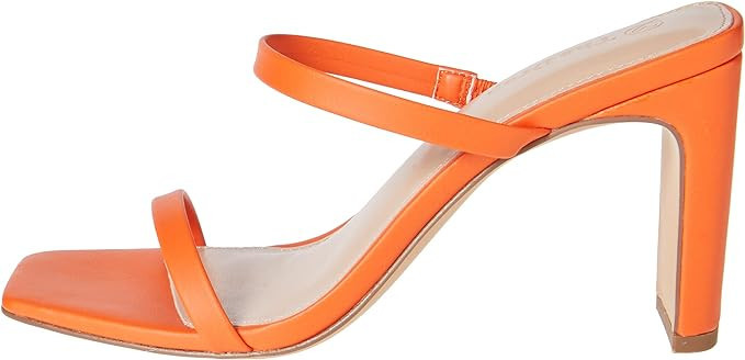 The Drop Women's Avery Square Toe Two Strap High Heeled Sandal | Amazon (US)