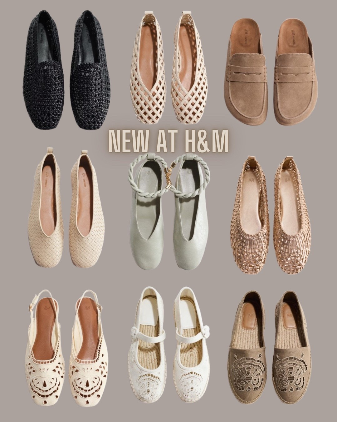 Site wide sale! 

H&M fashion
Esoadrilles
Spring shoes
Ballet flats
Mules

#LTKSaleAlert